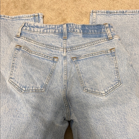 Abercrombie & Fitch Women's Light Blue Straight Leg Jeans - Picture 3 of 3